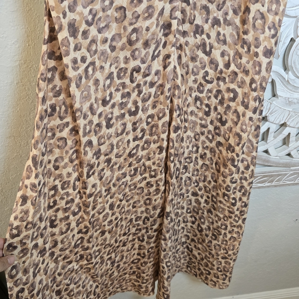 Zimmermann Women's Melody Strapless Maxi Dress in Leopard Size 1 - Picture 5 of 12